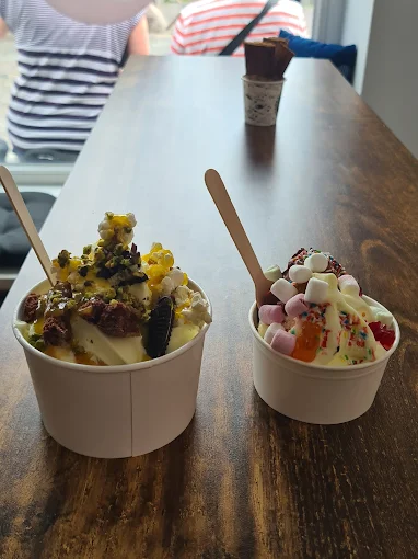 Softeis mit Topping